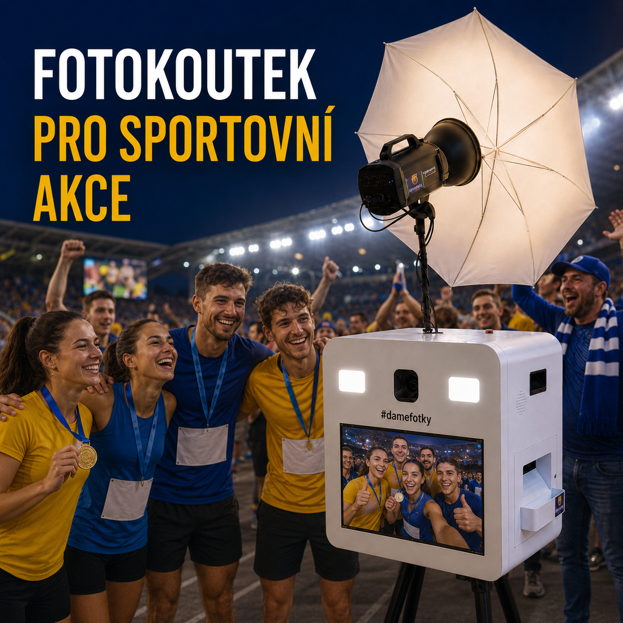 Fotokoutek DámeFotky pro sportovní akce