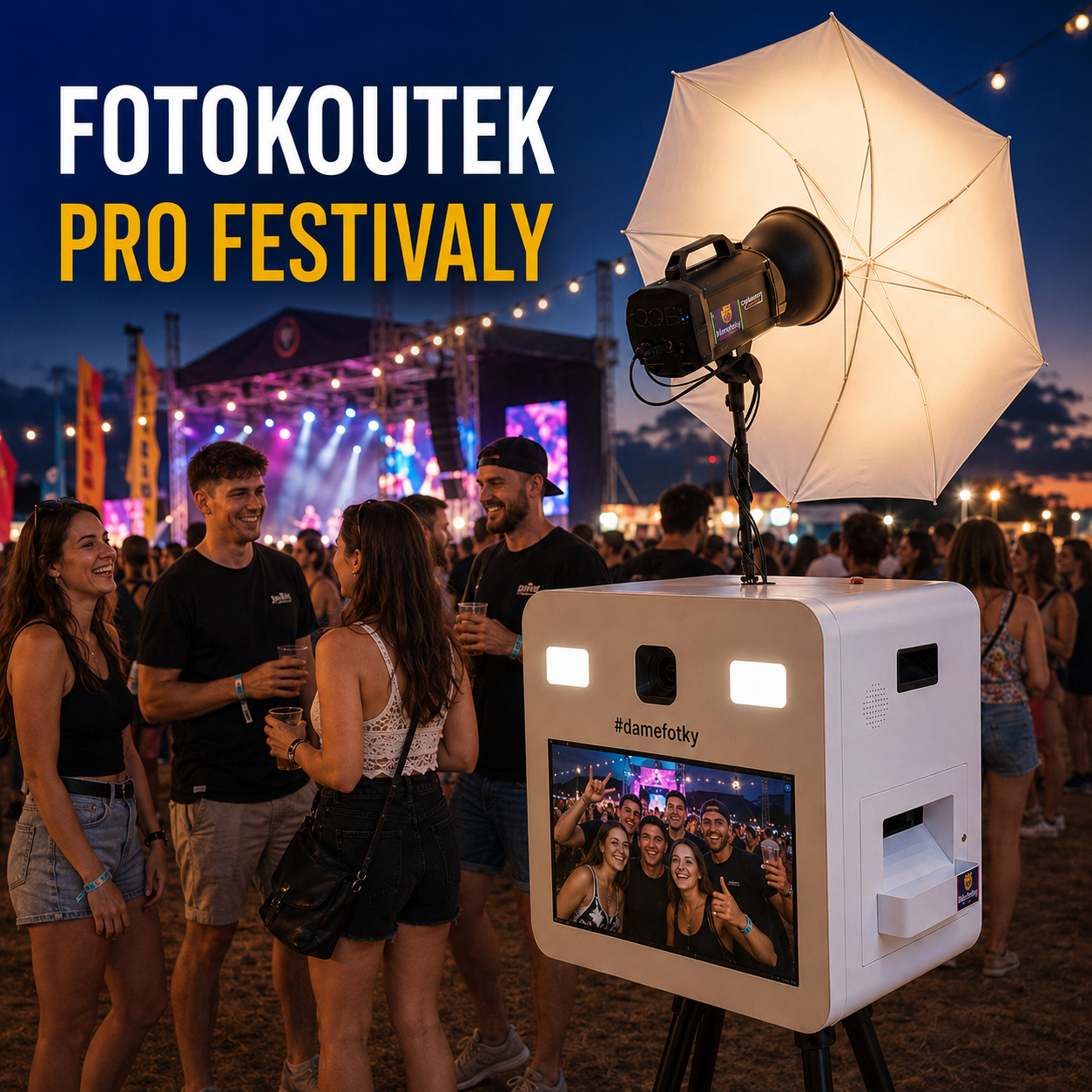 Fotokoutek DámeFotky pro festivaly