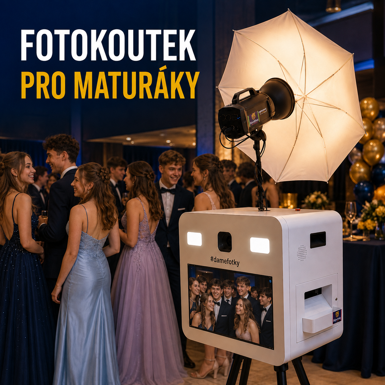 Fotokoutek DámeFotky pro maturitní plesy